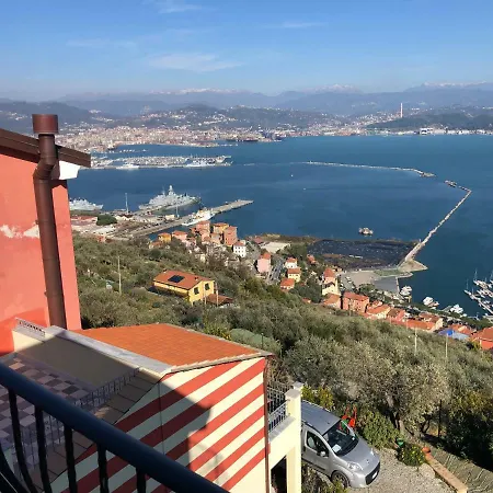 Casa de Férias La Finestra Sul Mare La Spezia